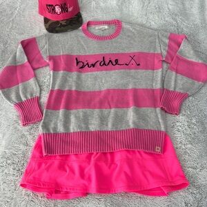 Golf Sweater By Loft “ birdie” Sz M